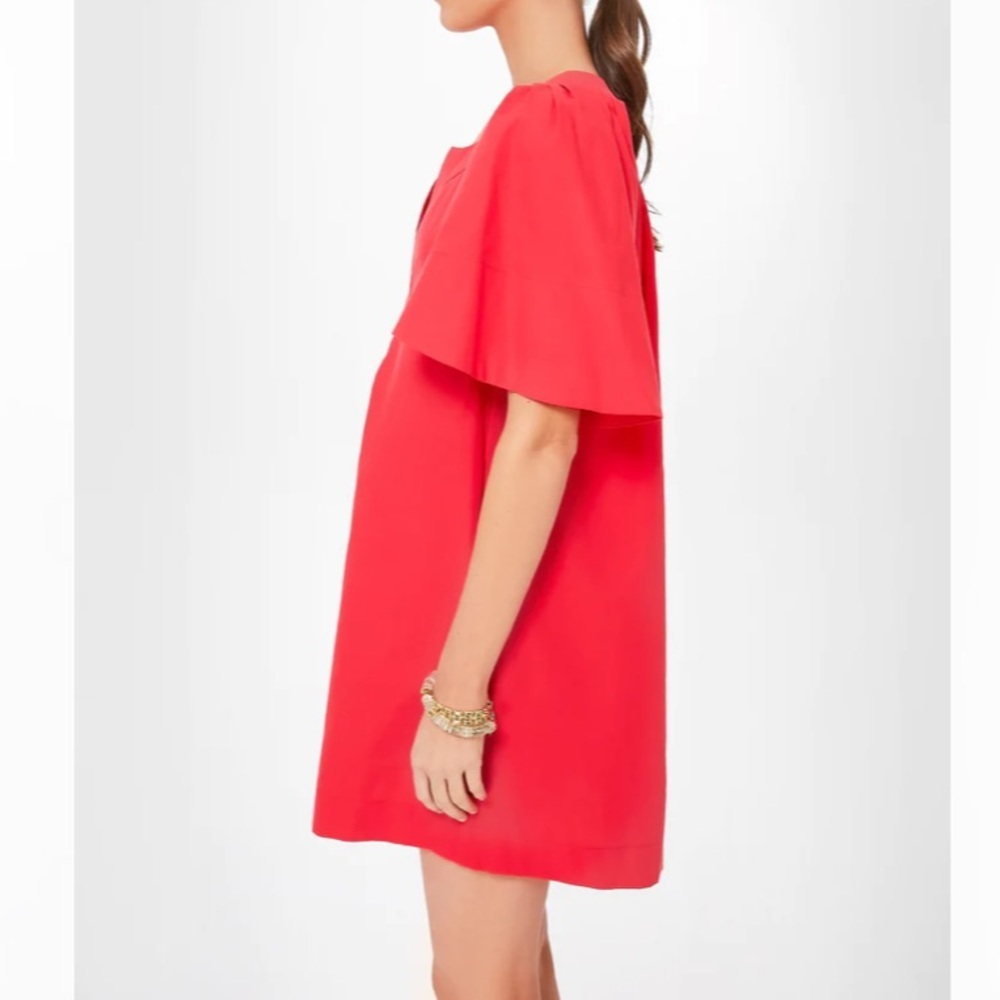 Red Finley Flutter Sleeve Dress
POMANDER PLACE - Picture 4 of 10